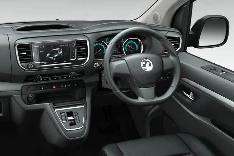 vauxhall vivaro life mpv 100kw combi xl 75kwh 5dr auto inside view