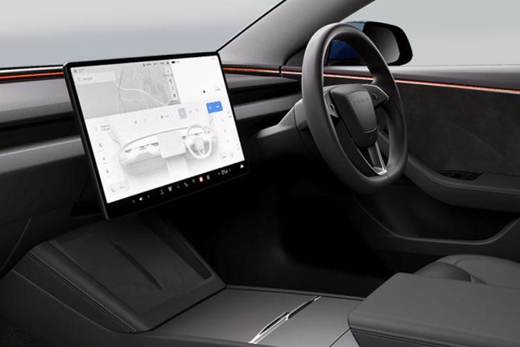 tesla model 3 saloon long range rwd 4dr auto inside view