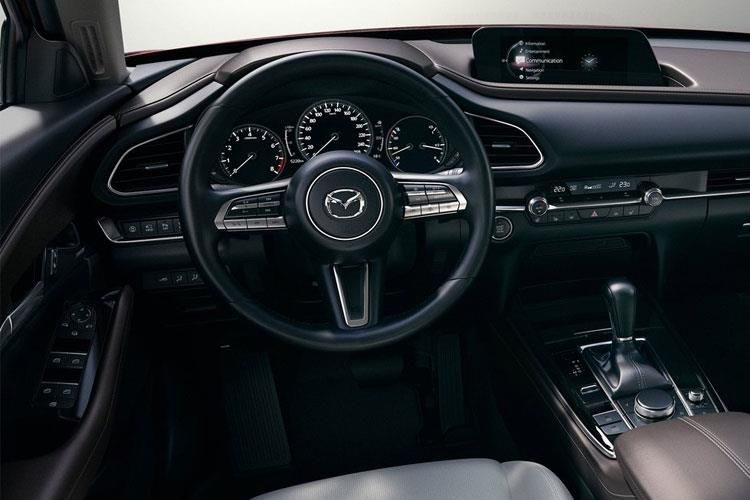 mazda cx-30 2.0 e-skyactiv x mhev homura 5dr [sunroof] inside view