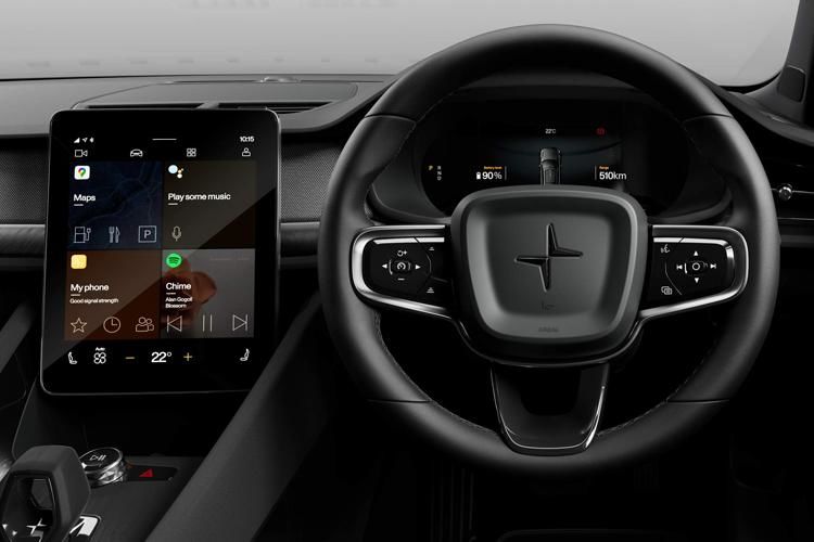 polestar 2 hatchback 350kw 82kwh lr dm [pilot/plus/perf] 5dr 4wd auto inside view