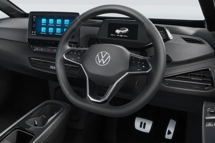 volkswagen id.3 hatchback 150kw essential pro 59kwh 5dr auto inside view