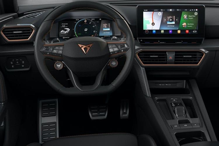 cupra leon hatchback 1.5 etsi v1 design edition 5dr dsg inside view
