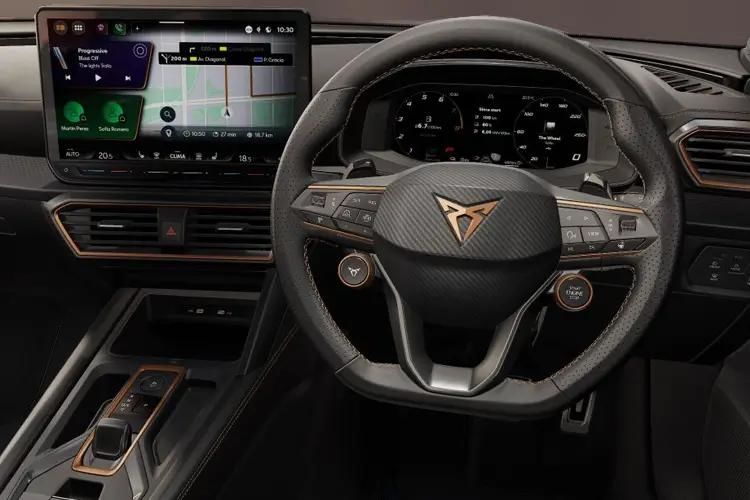 cupra leon hatchback 1.5 tsi 150 v1 5dr inside view