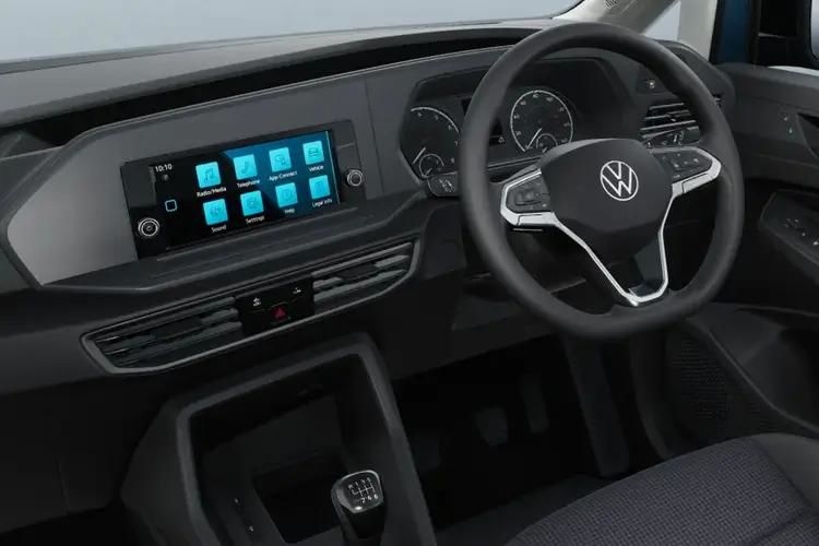 volkswagen caddy mpv 2.0 tdi 5dr [7 seat] inside view