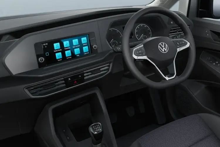 volkswagen caddy maxi mpv 2.0 tdi 5dr inside view