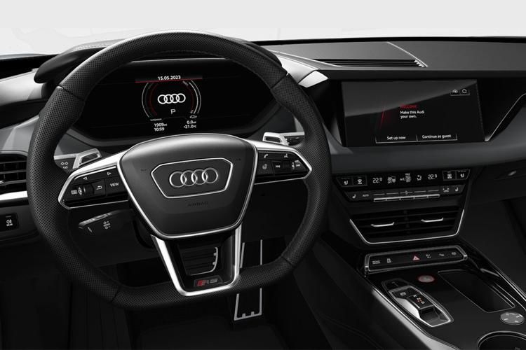 audi rs e-tron gt saloon 500kw 105kwh 4dr auto inside view