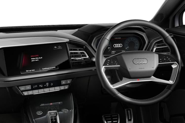 audi q4 150kw 40 63kwh sport 5dr auto [leather/tech pro] inside view