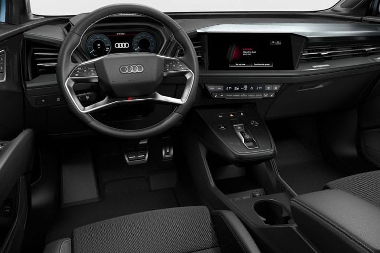 audi q4 210kw 45 82kwh black edition 5dr auto [tech pro] inside view