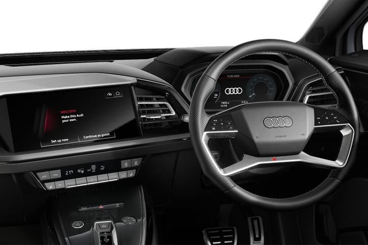audi q4 210kw 45 82kwh black edition 5dr auto [tech pro] inside view