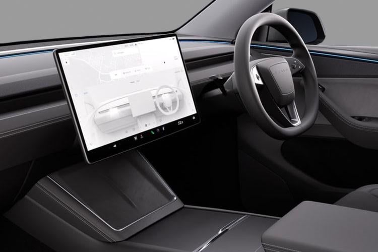 tesla model y long range awd 5dr auto inside view