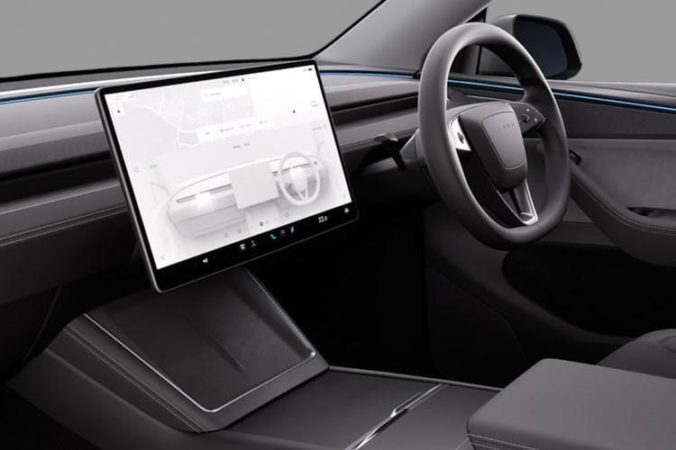 tesla model y performance awd 5dr auto inside view