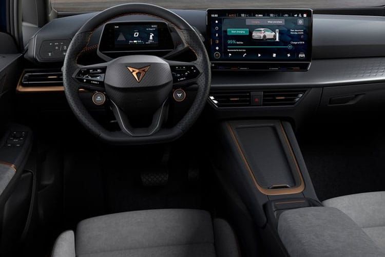 cupra born hatchback 169kw e-boost v2 58kwh 5dr auto inside view