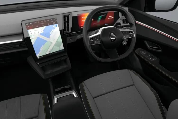 renault megane e-tech hatchback ev60 160kw iconic 60kwh optimum charge 5dr auto inside view