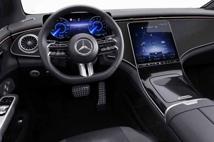 mercedes-benz eqe saloon e53 4matic+ 460kw night edition 91kwh 4dr auto inside view