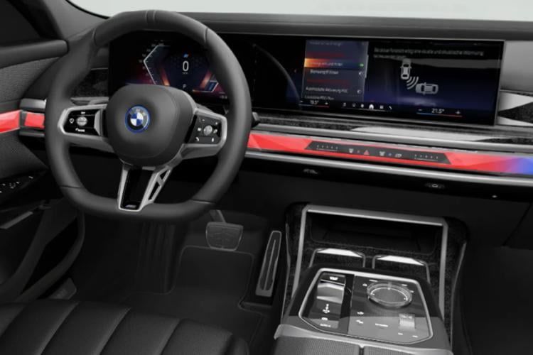 bmw i7 saloon 400kw xdrive60 excellence 105.7kwh 4dr auto [exec] inside view