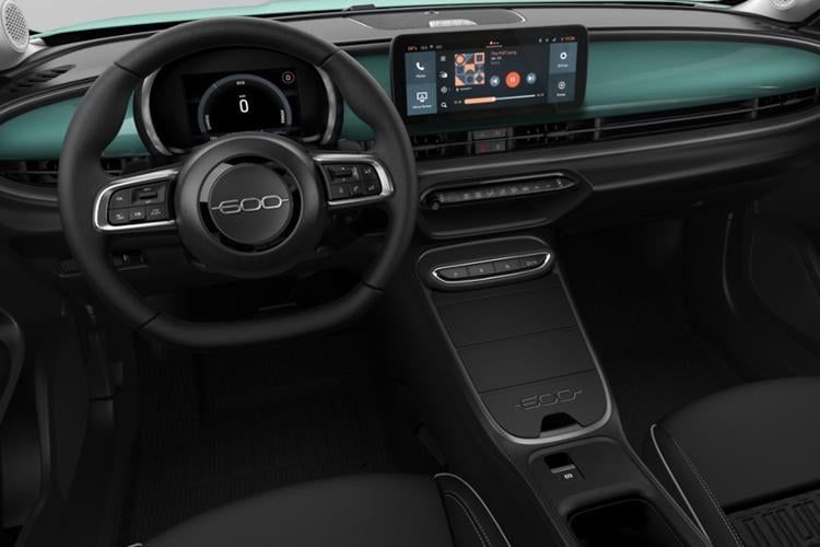 fiat 600 hatchback 1.2 hybrid 48v 5dr edct-6 inside view