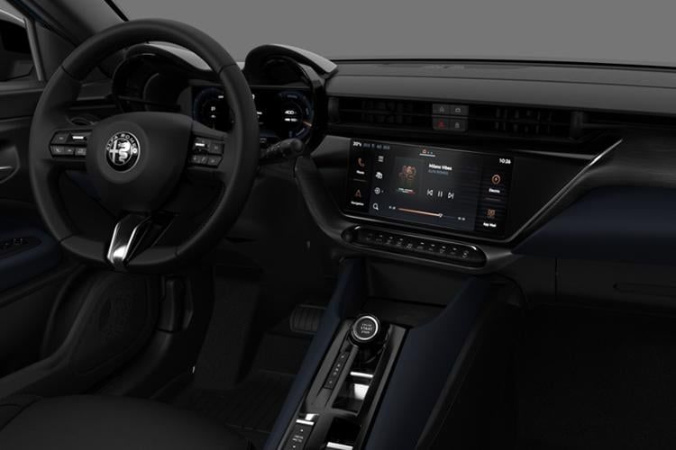 alfa romeo junior hatchback 207kw elettrica veloce 54kwh 5dr auto inside view