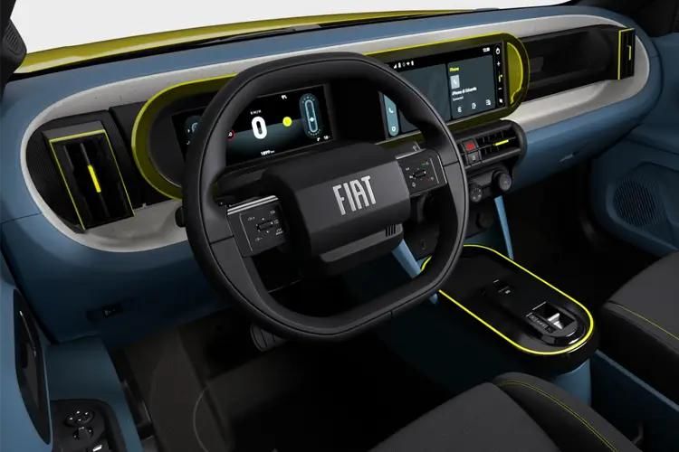 fiat grande panda 83kw la prima 44kwh 5dr auto inside view
