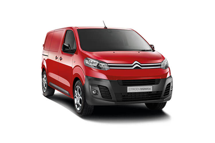 citroen dispatch 100kw 50kwh van enterprise auto front view