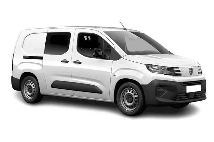 peugeot partner 100kw 52kwh professional crew van auto front view