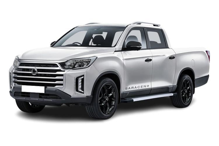 kgm musso 2.2 double cab pick up saracen auto front view