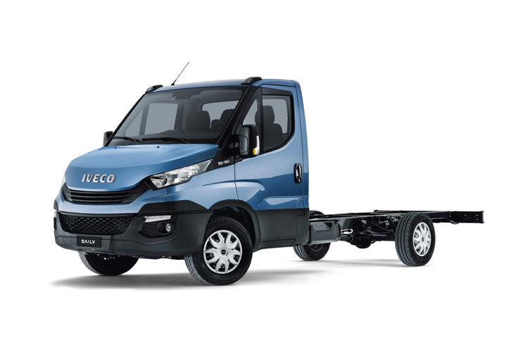 iveco daily 2.3 chassis cab 4100 wb hi-matic front view