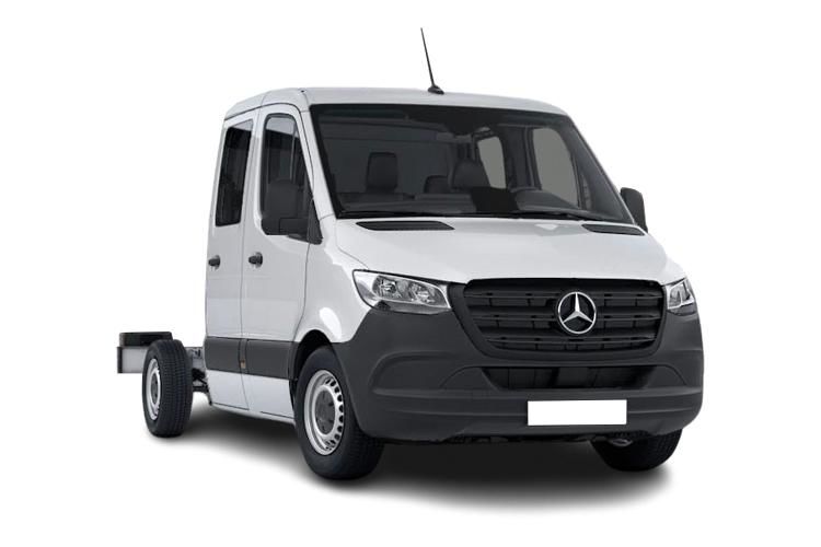mercedes-benz sprinter 3.5t crew cab chassis front view
