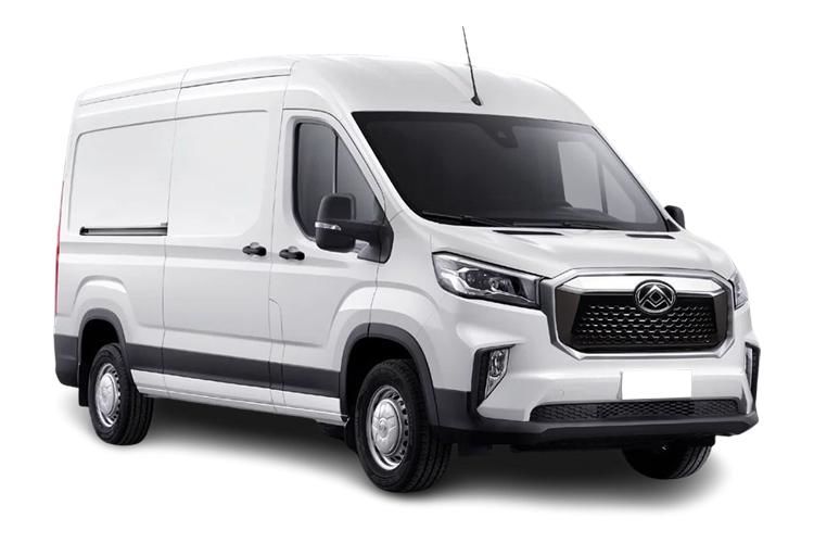 maxus deliver 9 150kw high roof van 77kwh auto front view