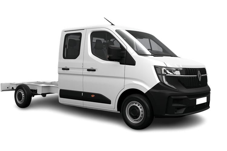 renault master ll35 dci 150 advance low roof d/cab chassis front view