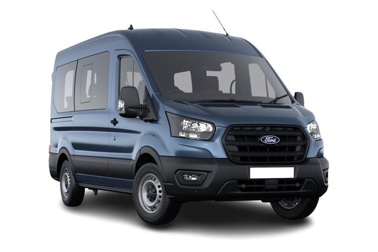 ford transit 2.0 ecoblue 165ps h2 14 seater leader [nav] front view