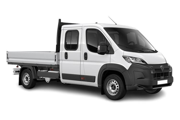 peugeot boxer 2.2 bluehdi 140 crew cab dropside professional front view