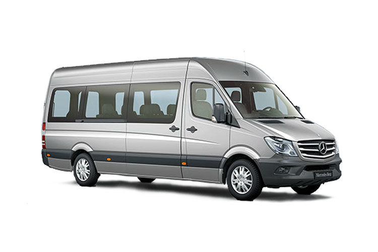 mercedes-benz sprinter 3.5t h2 select crew van 9g-tronic front view