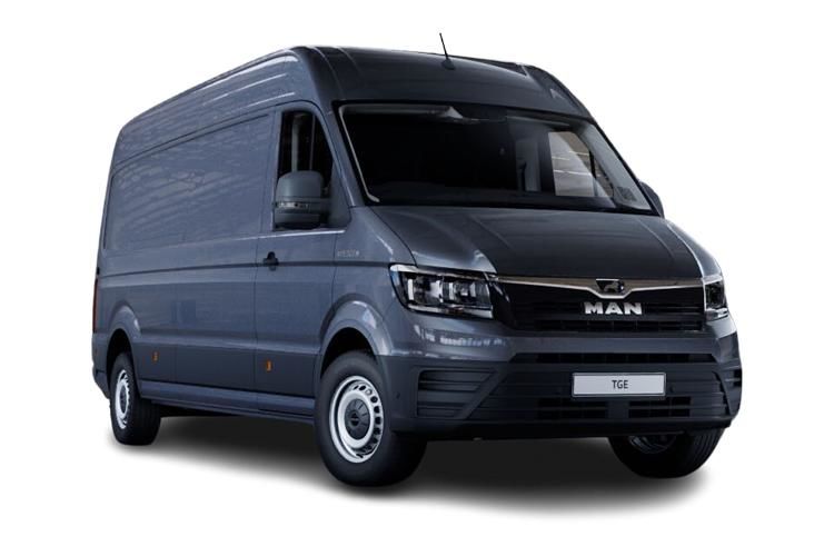 man tge 140 hd emissions lion xs van front view