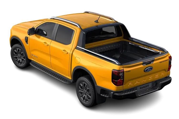 ford ranger pick up double cab ms-rt 3.0 ecoblue v6 240 auto back view