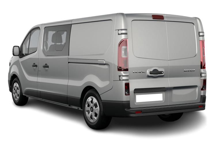 renault trafic ll30 blue dci 130 advance [safety] crew van back view