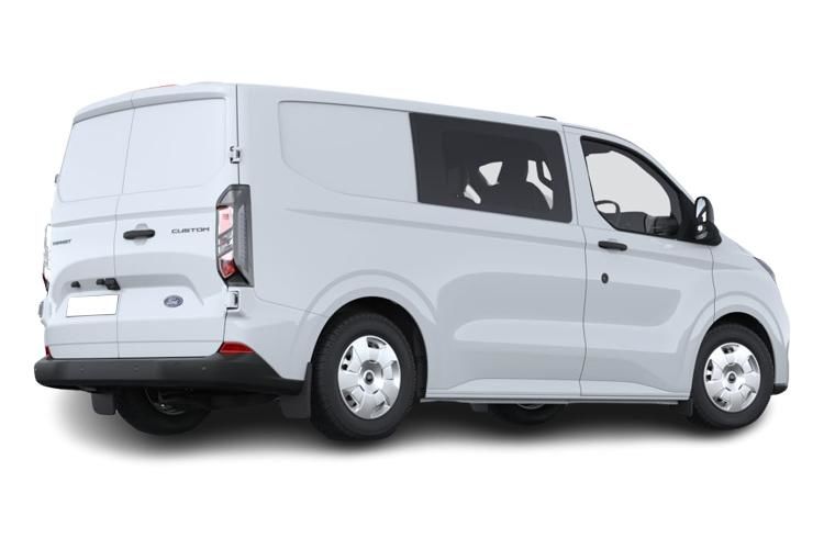ford transit custom 2.0 ecoblue 110ps h1 double cab van trend back view
