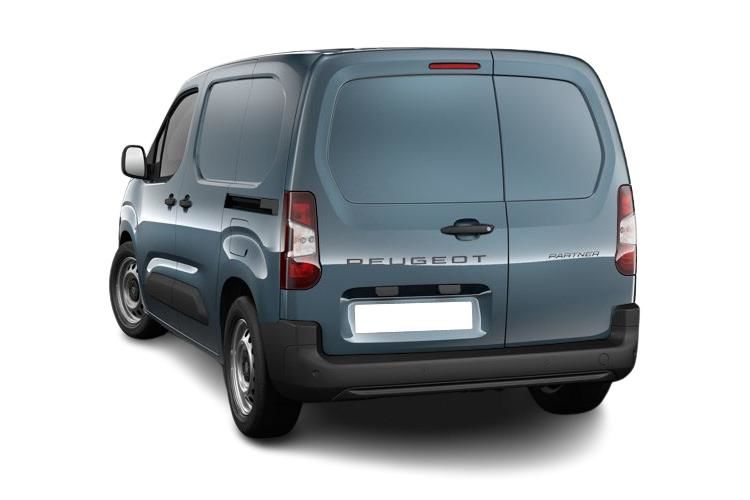 peugeot partner 1.5 bluehdi 100 asphalt van back view