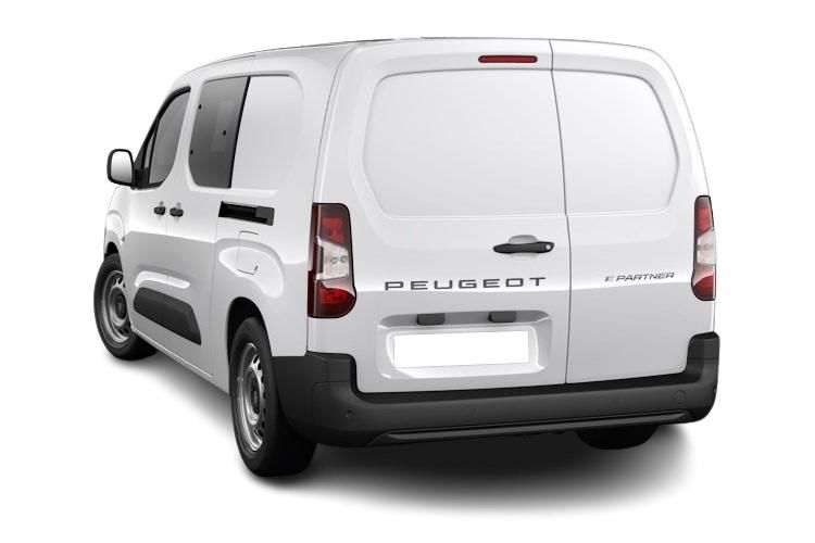 peugeot partner 1.5 bluehdi 100 professional crew van back view