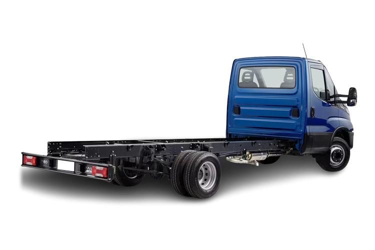 iveco daily 2.3 crew cab chassis 4100 wb hi-matic back view