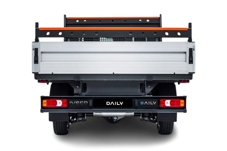 iveco daily 2.3 business dropside 4100 wb hi-matic back view