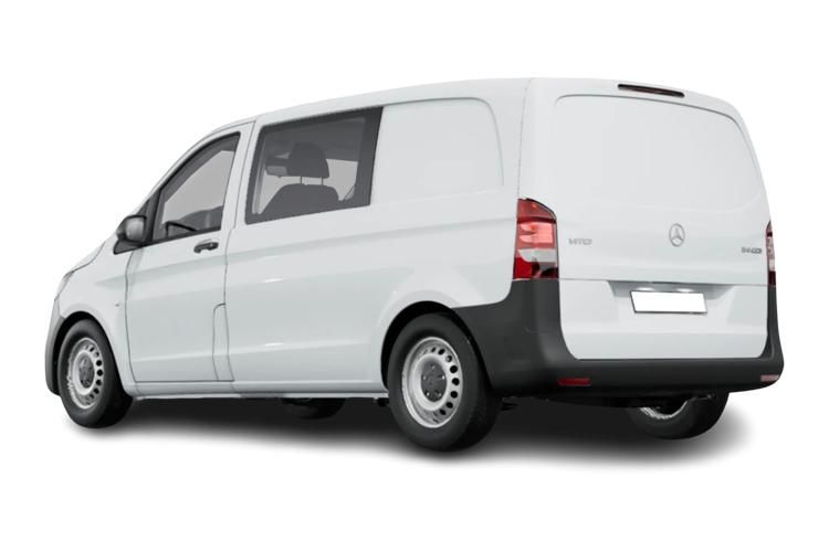 mercedes-benz vito 119cdi pro crew van 9g-tronic back view
