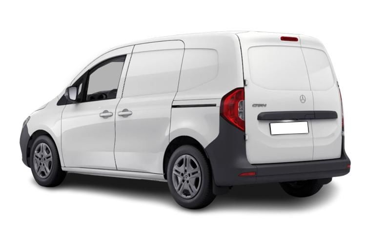 mercedes-benz citan 90kw 45kwh base van auto back view