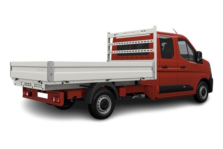 renault master ml35dci 150 advance low roof dropside back view