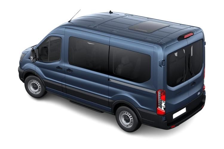 ford transit 2.0 ecoblue 165ps h3 18 seater leader [nav] back view