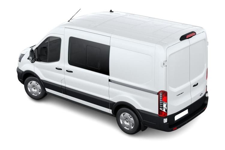 ford transit 2.0 ecoblue 130ps h3 trend double cab van [dap] back view