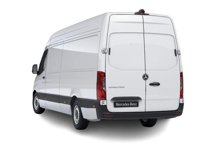 mercedes-benz sprinter 3.5t h2 select crew van back view