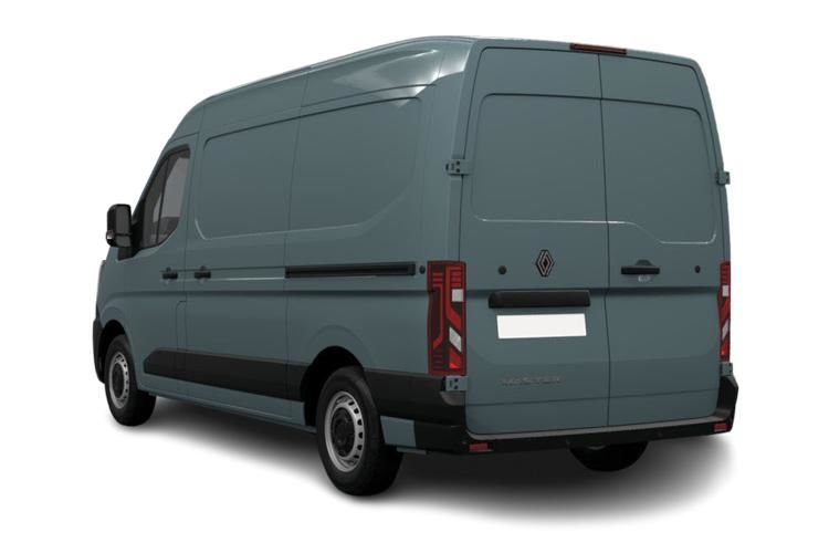 renault master mm35 blue dci 150 advance medium roof van back view