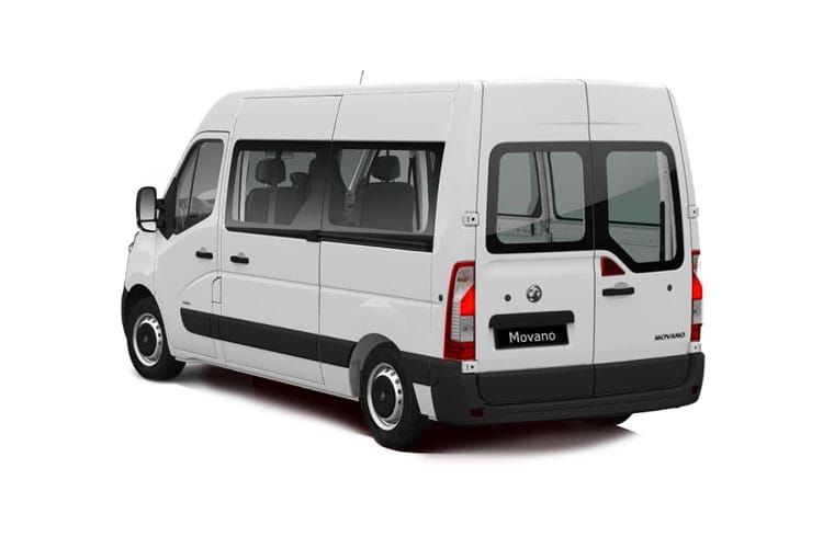 vauxhall movano 2.2 turbo d 140 dropside double cab prime back view