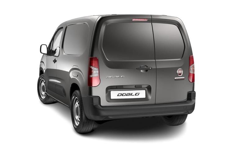 fiat doblo 100kw 52kwh h1 van primo auto back view