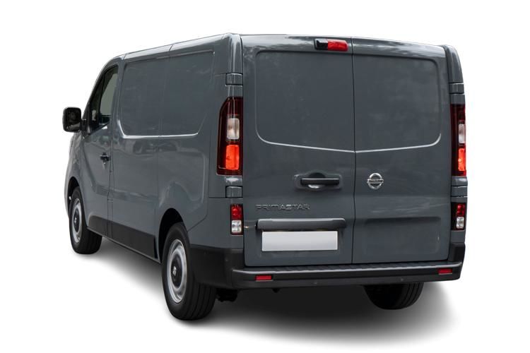 nissan primastar 2.0 dci 130ps h1 tekna crew van back view